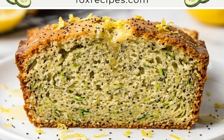 Lemon Poppy Seed Zucchini Bread