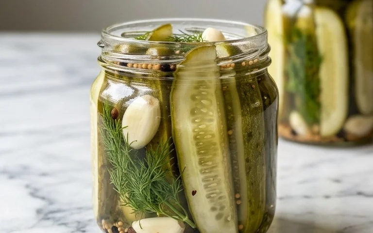 Cornichons Dill Maison Faciles : Recette Claussen